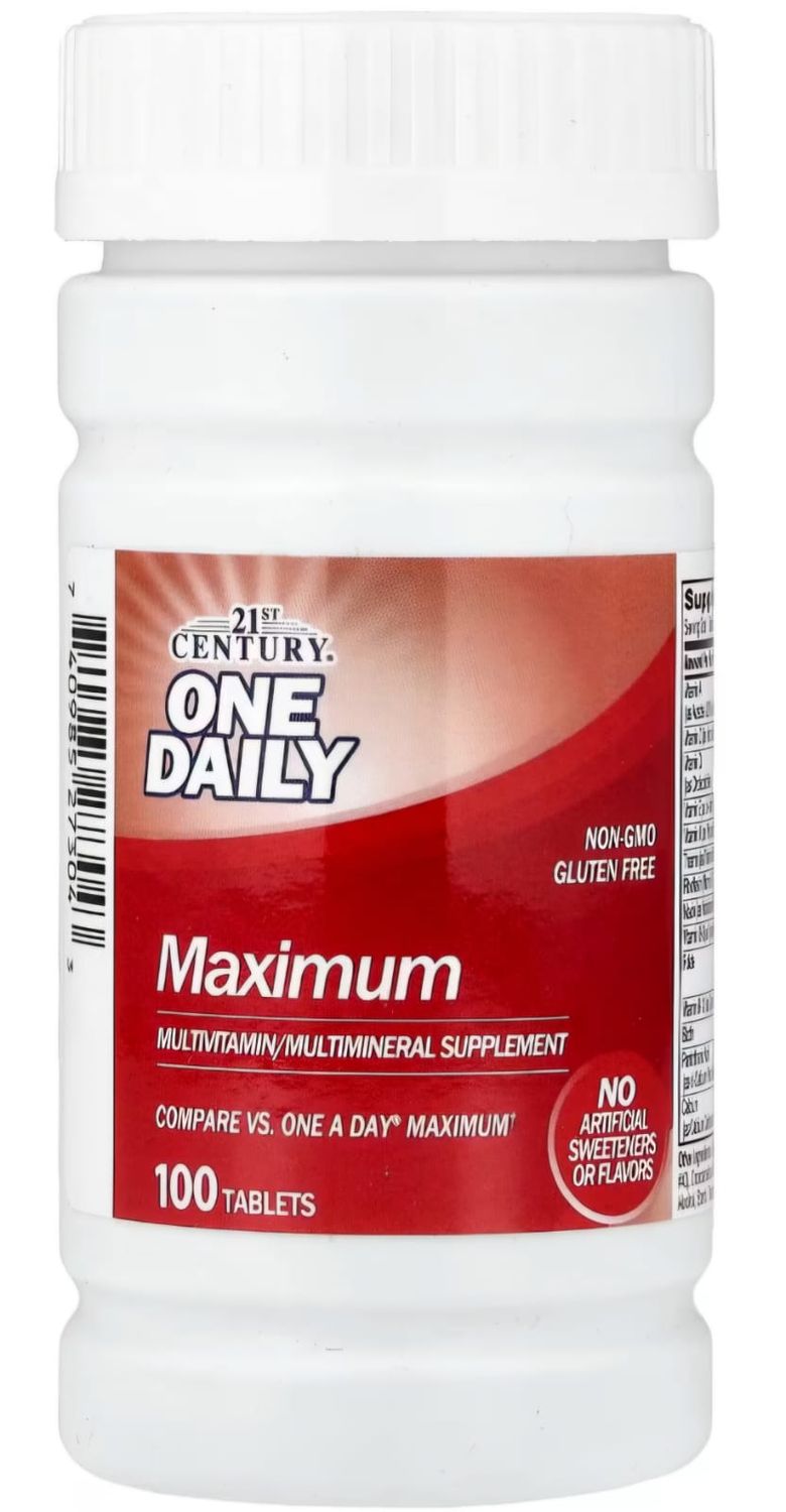 21st Century One Daily Maximum Multivitamin 100 tabs