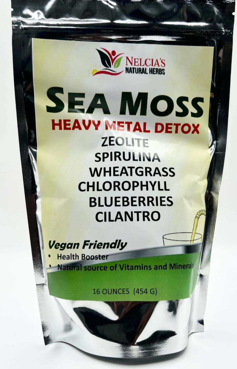 Nelcia Seamoss Heavy Metal Detox Powder 16oz