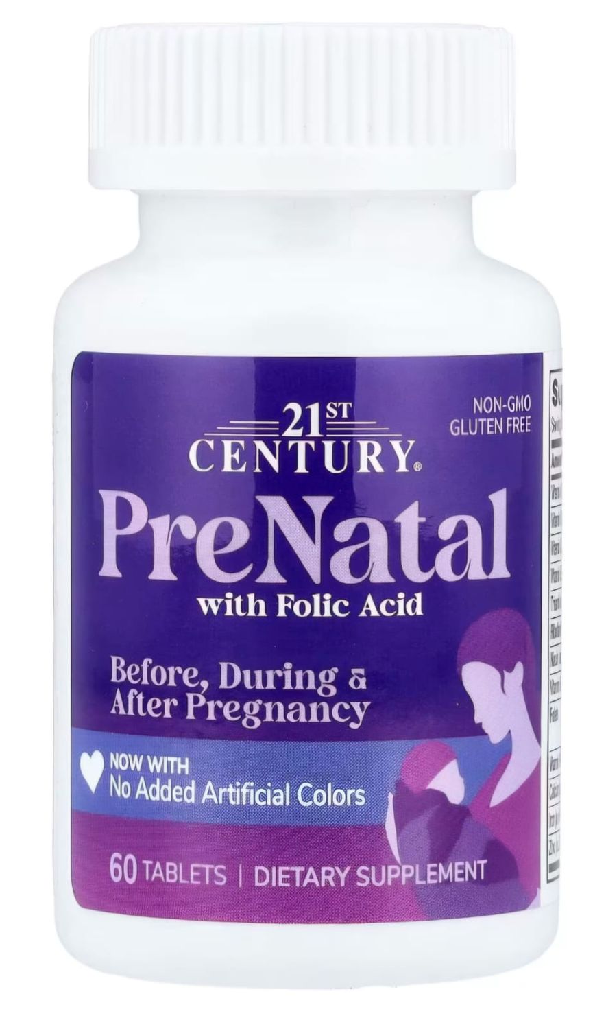 21st Century Prenatal with Folic Acid 60tabs