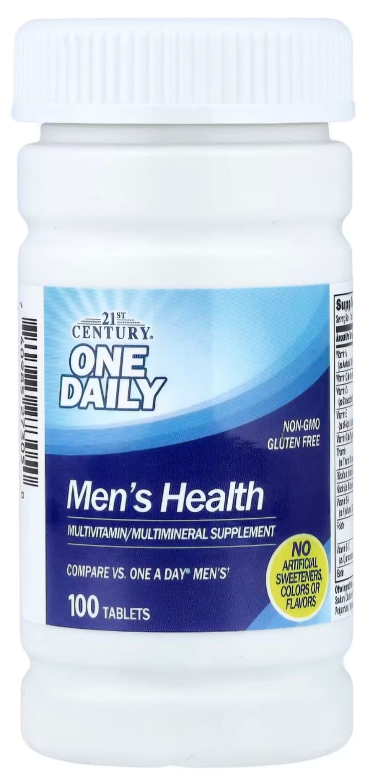 21st Century One Daily Men 100 tabs