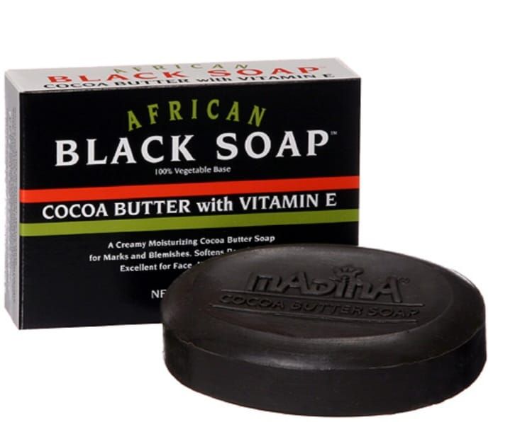 Madia Black Soap with Cocoa Butter 4oz