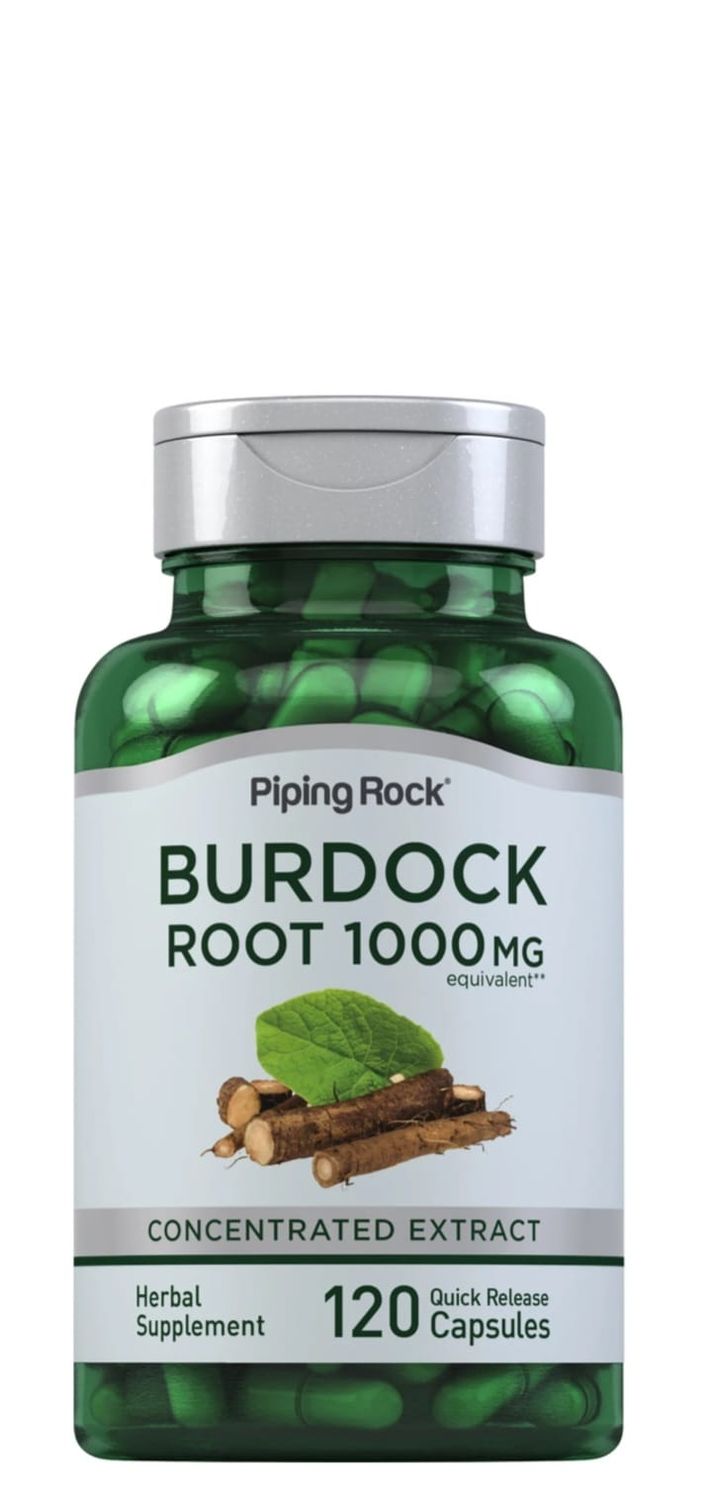 Piping Rock Burdock Root 1000mg 120caps