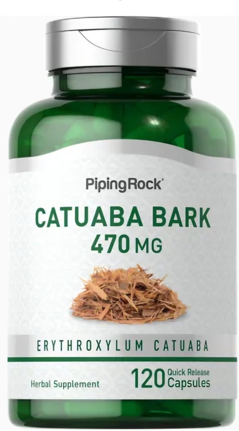 Piping Rock Catuaba Bark 470mg 120 caps