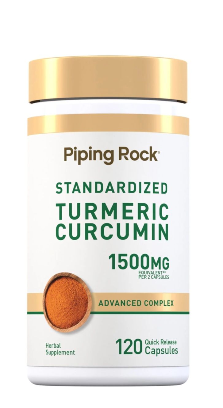 Piping Rock Turmeric Curcumin 1500mg 120qrcaps