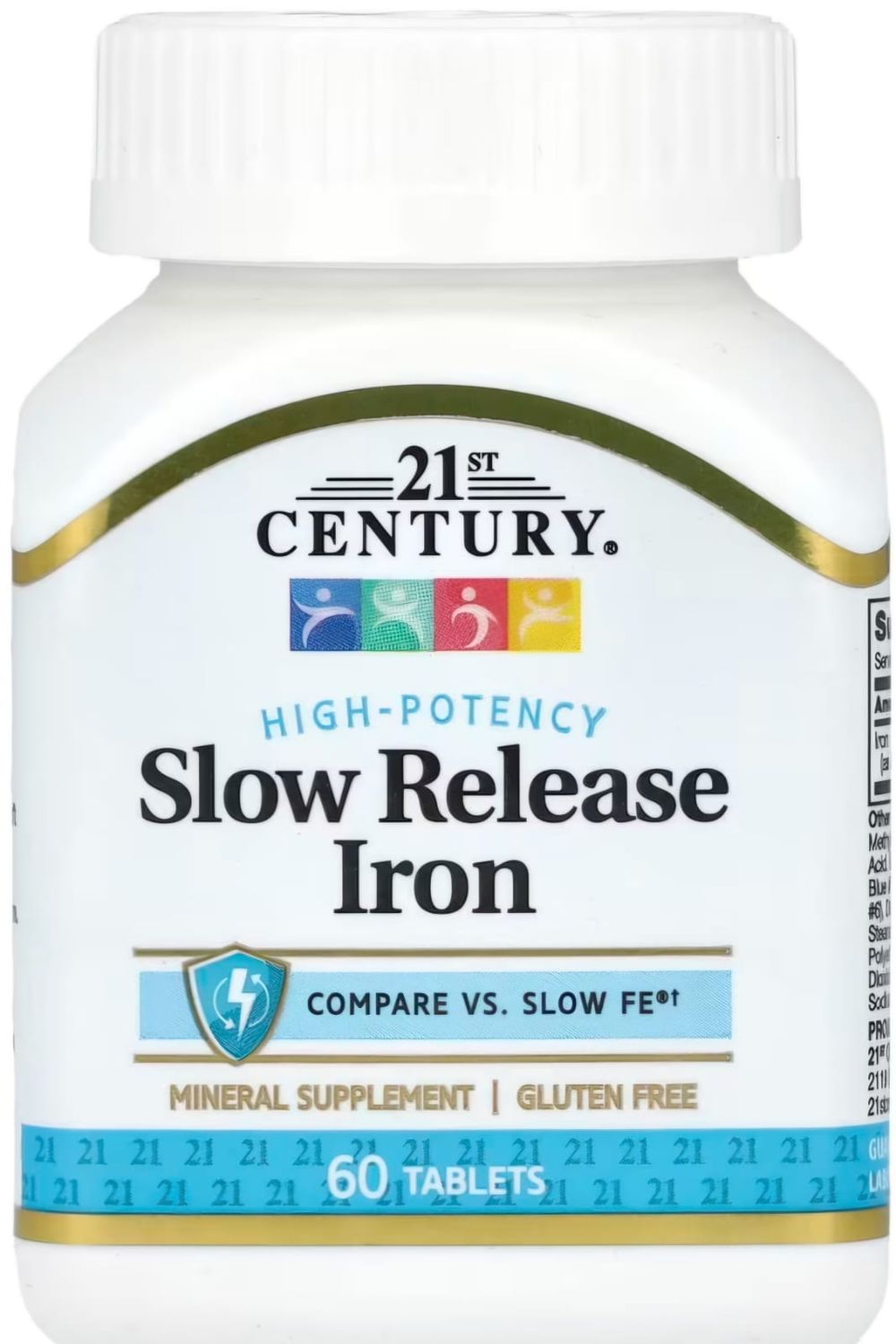 21st Century Slow Release Iron 60tabs