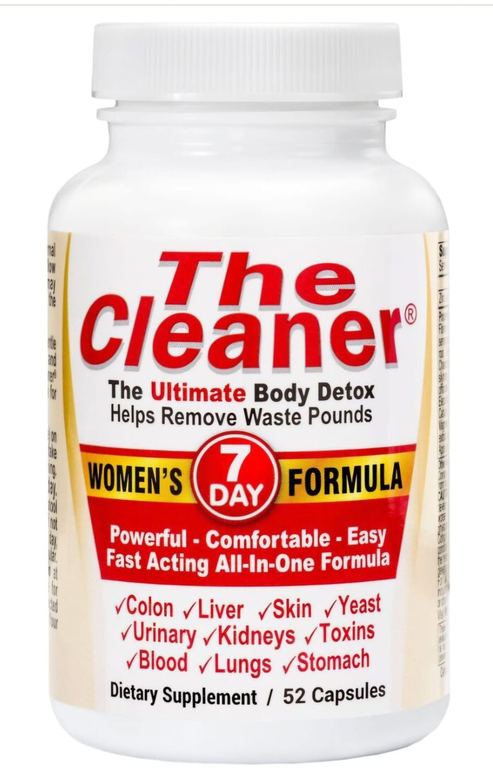 The Cleaner 7day women 52caps