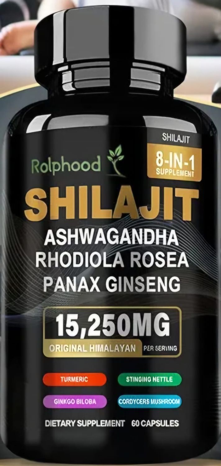 Rolphood Shilajit 8-in-1 resin 60caps