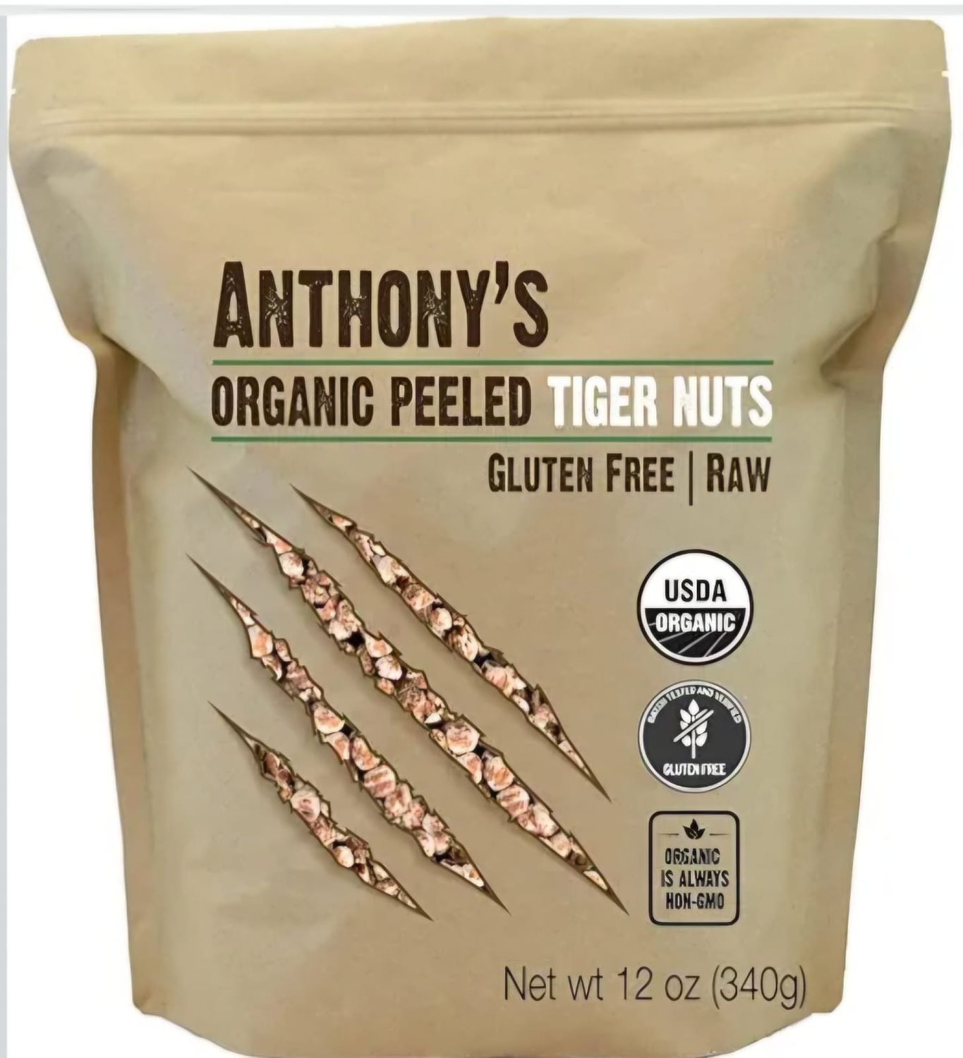 Anthony's Org Peeled Tiger Nuts 12oz