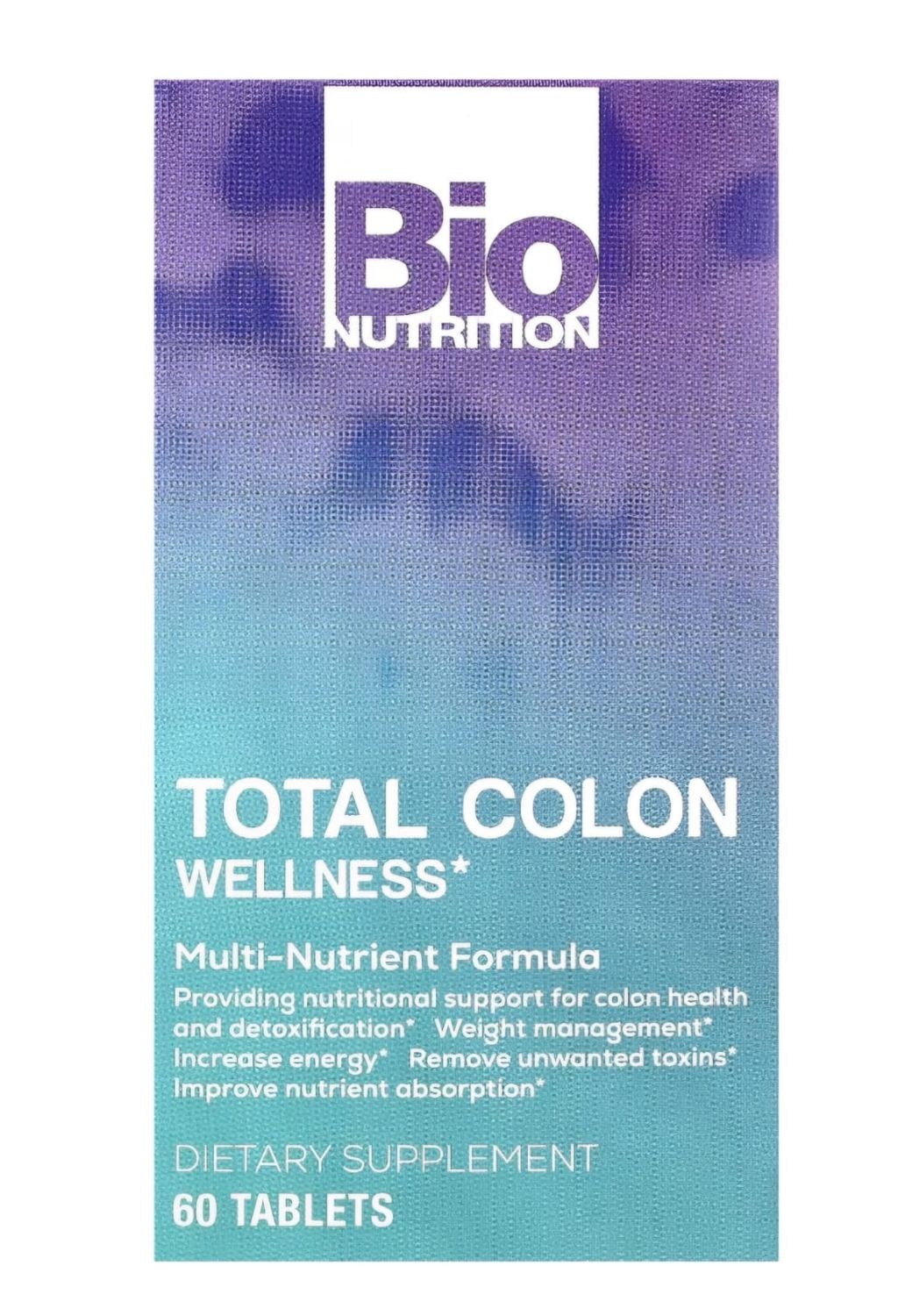 Bio Nutrition Total Colon Wellness 60Tabs