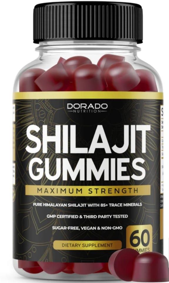 Dorado Shilajit Maximum Strength 60 gummies