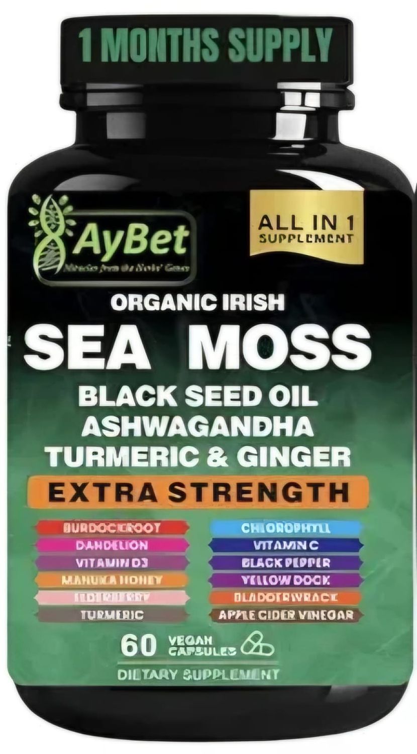 AyBet All in 1 Irish Sea Moss 60vcaps