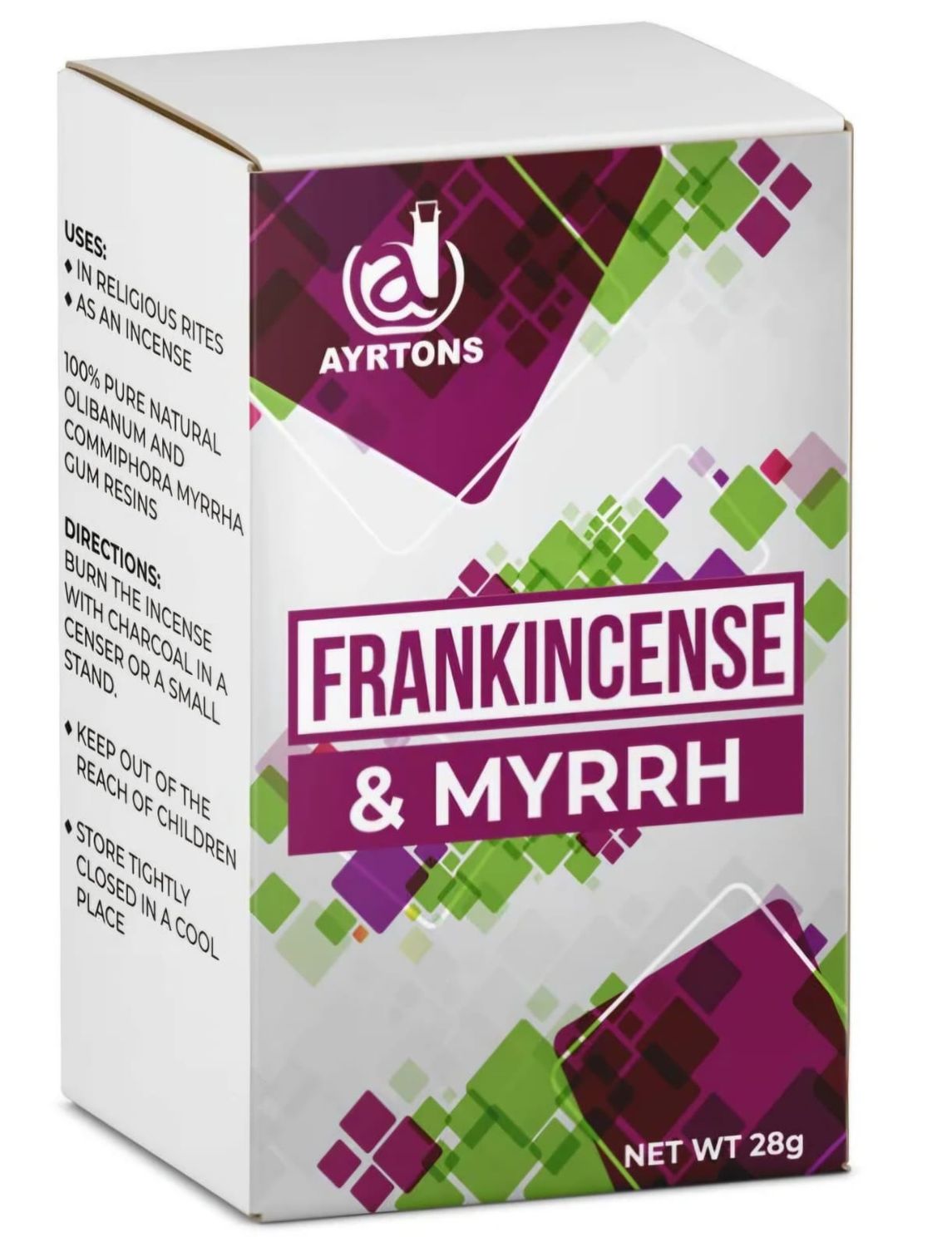 Ayrtons Frankincense &amp; Myrrh 28G