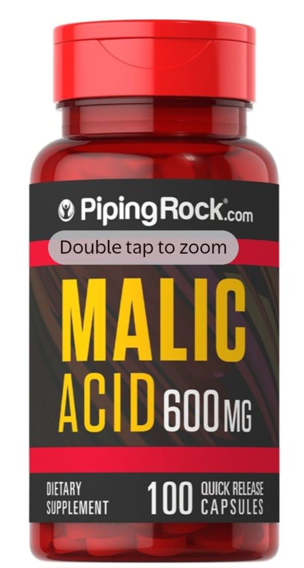 Piping Rock Malic Acid 600mg 100qcaps