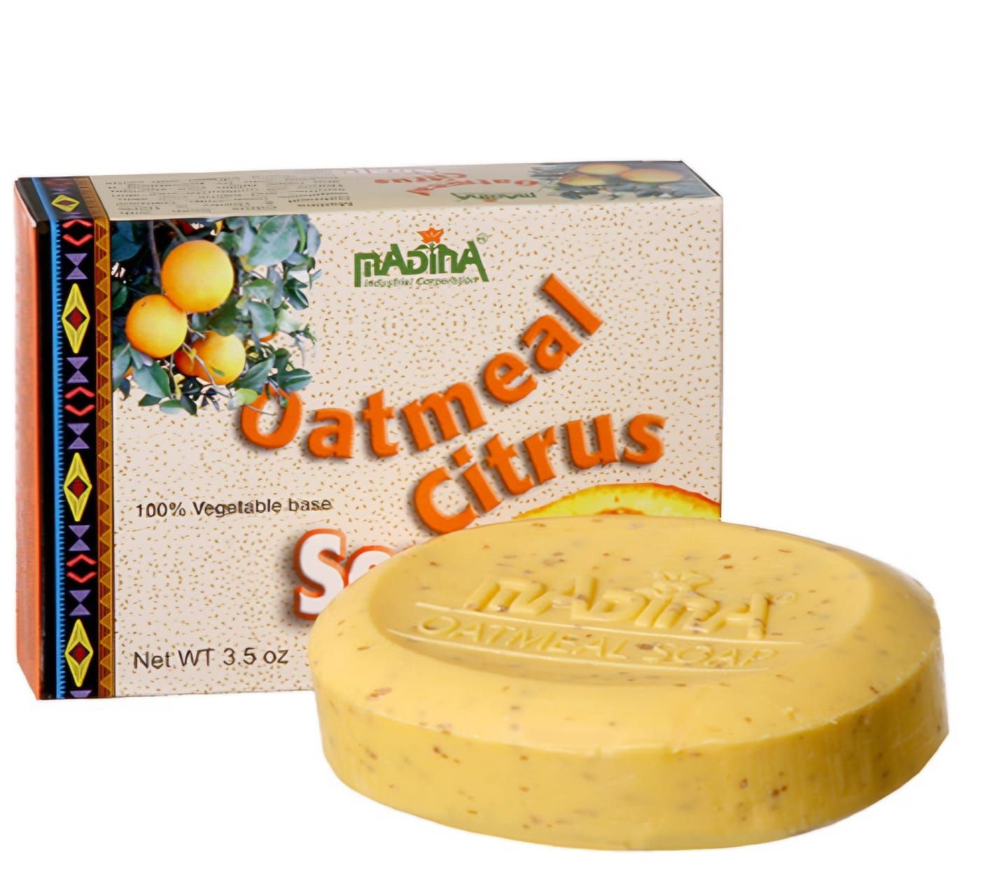 Madina Oatmeal Citrus Soap 3.5oz