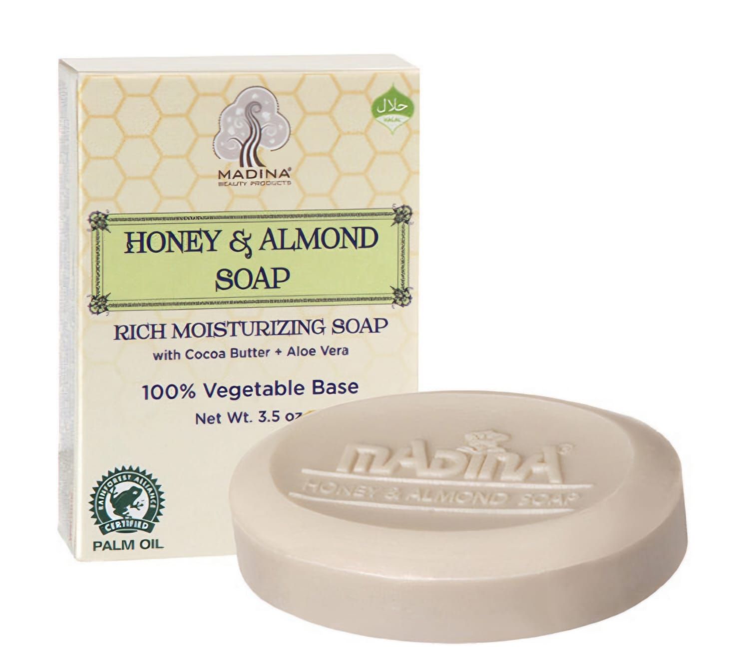 Madina Honey &amp; Almond Soap 3.5oz