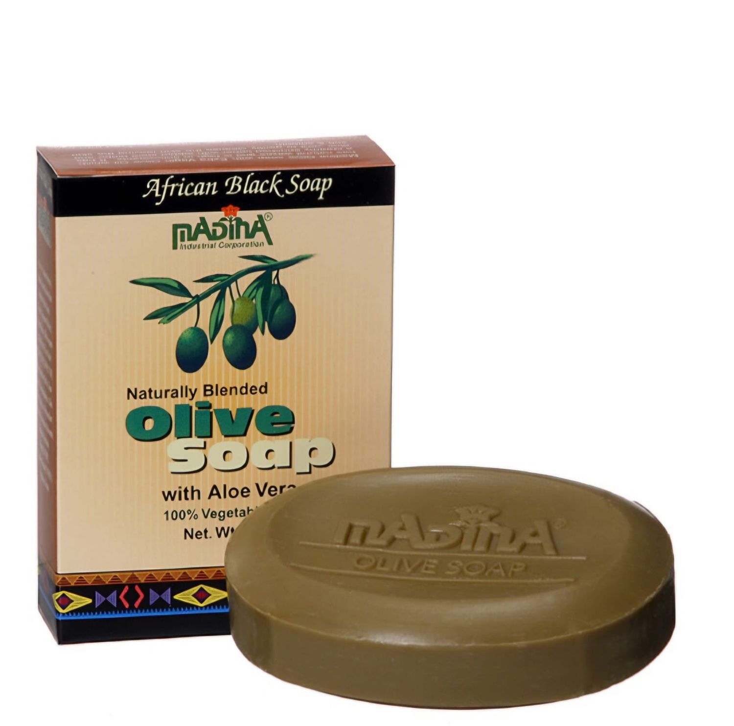 Madina Olive Soap with Aloe Vera 3.5oz