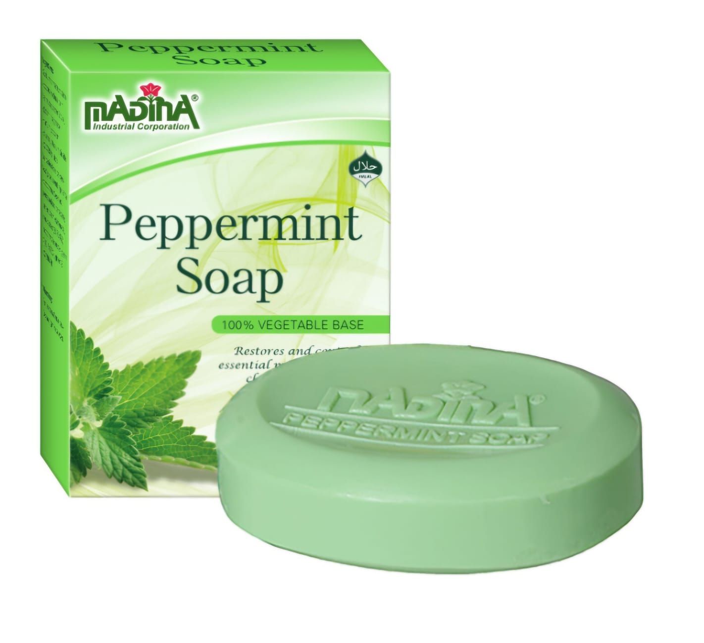 Madina Peppermint Soap 3.5oz