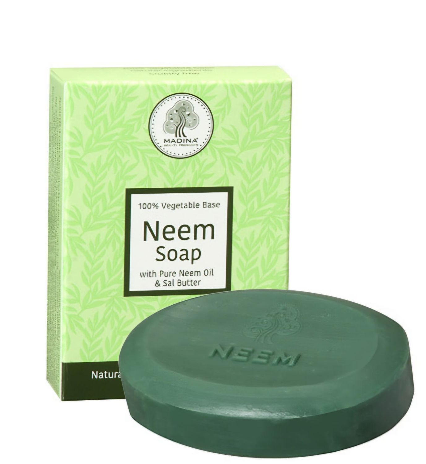 Madina Neem Soap with Sal Butter 3.5oz