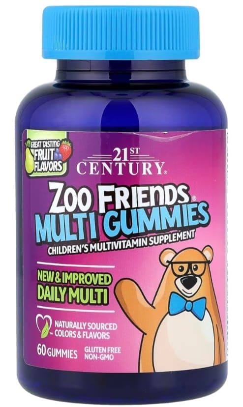 21st Century Zoo Friends Multivitamin 60gummies