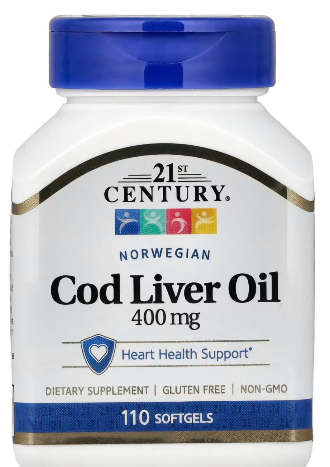 21st Century Cod Liver Oil 400mg 110softgels