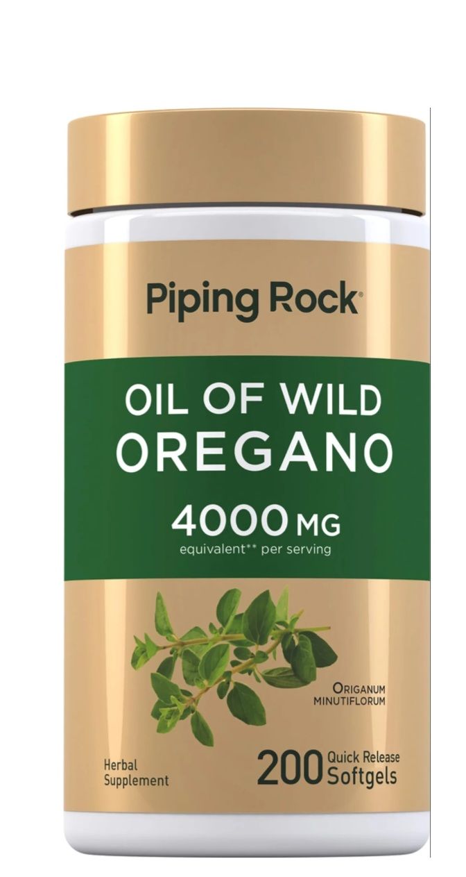 Piping Rock Wild Oil of Oregano 4000mg 200qrsoftgel