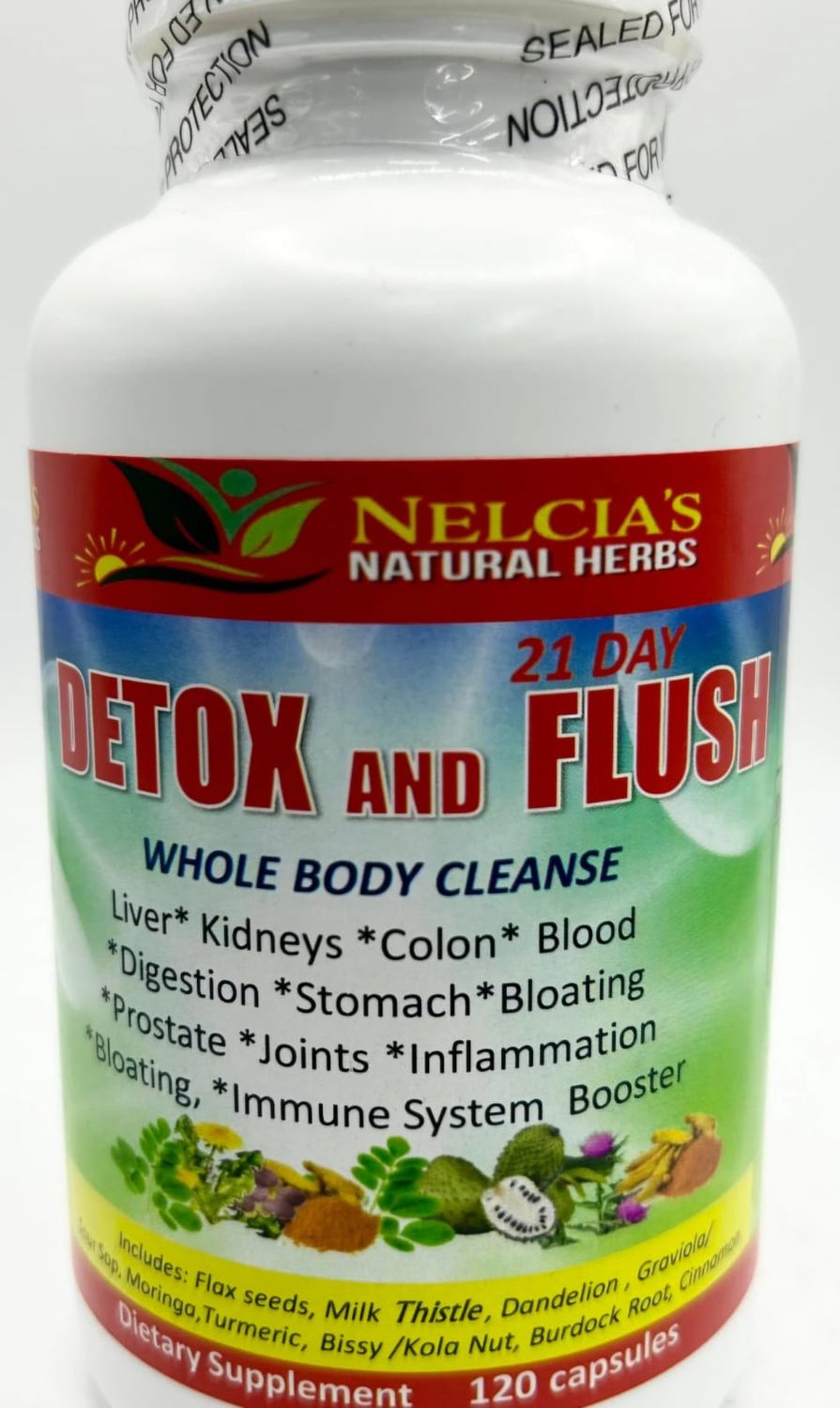 Natural Herbs Detox and Flush 120caps