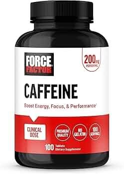 Force Factor Caffeine 100tabs