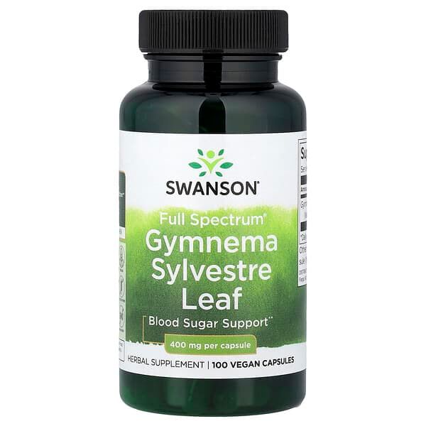 Swanson Gymnema Sylvestre Leaf 100caps 400mg
