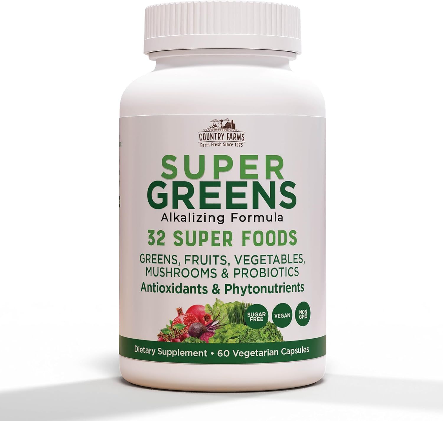 Country Farms Super Greens 60vc