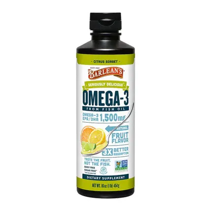 Barlean's Omega-3 Fruit Flavour 16oz