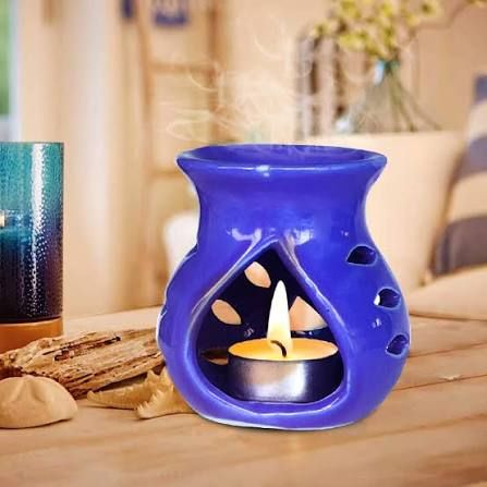 Blue Ceramic Candle Diffusor