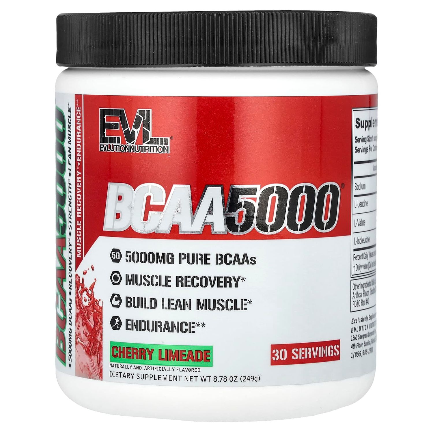 Evl BCAA5000 cherry limeade 8.78oz