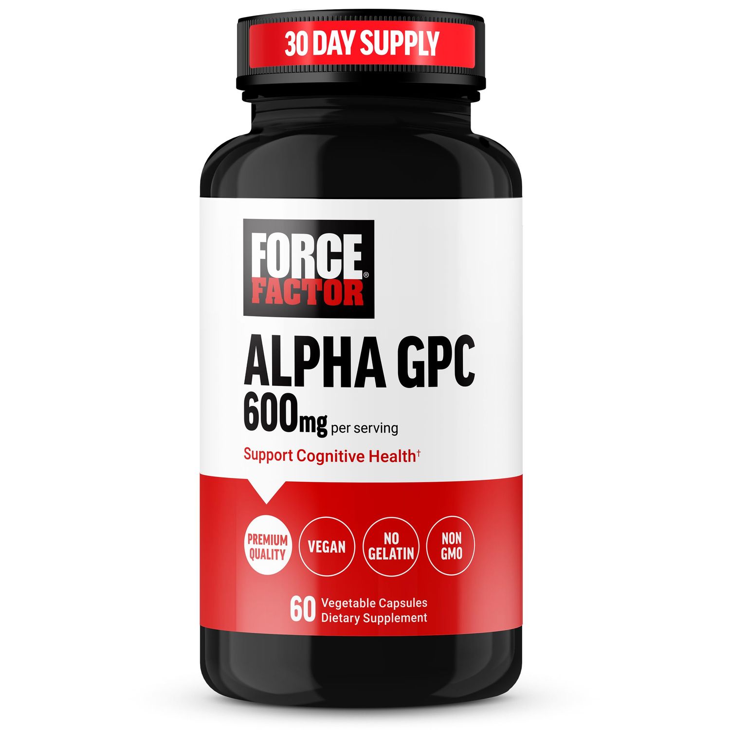 Force Factor Alpha GPC 600mg 60vcaps