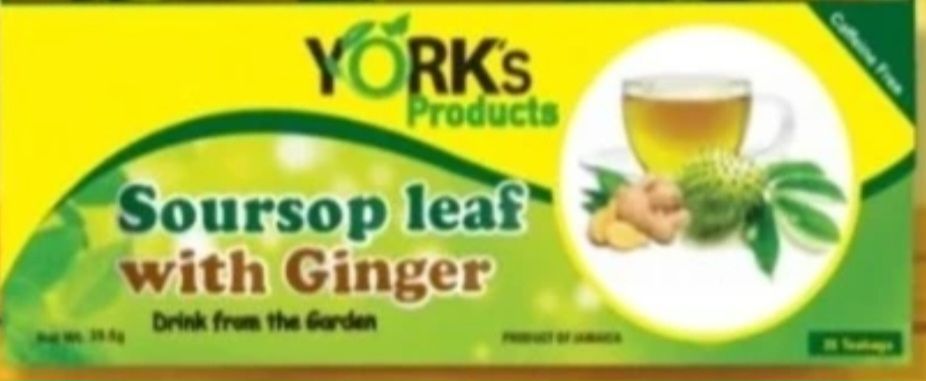 York's Soursop with Ginger 20teabag