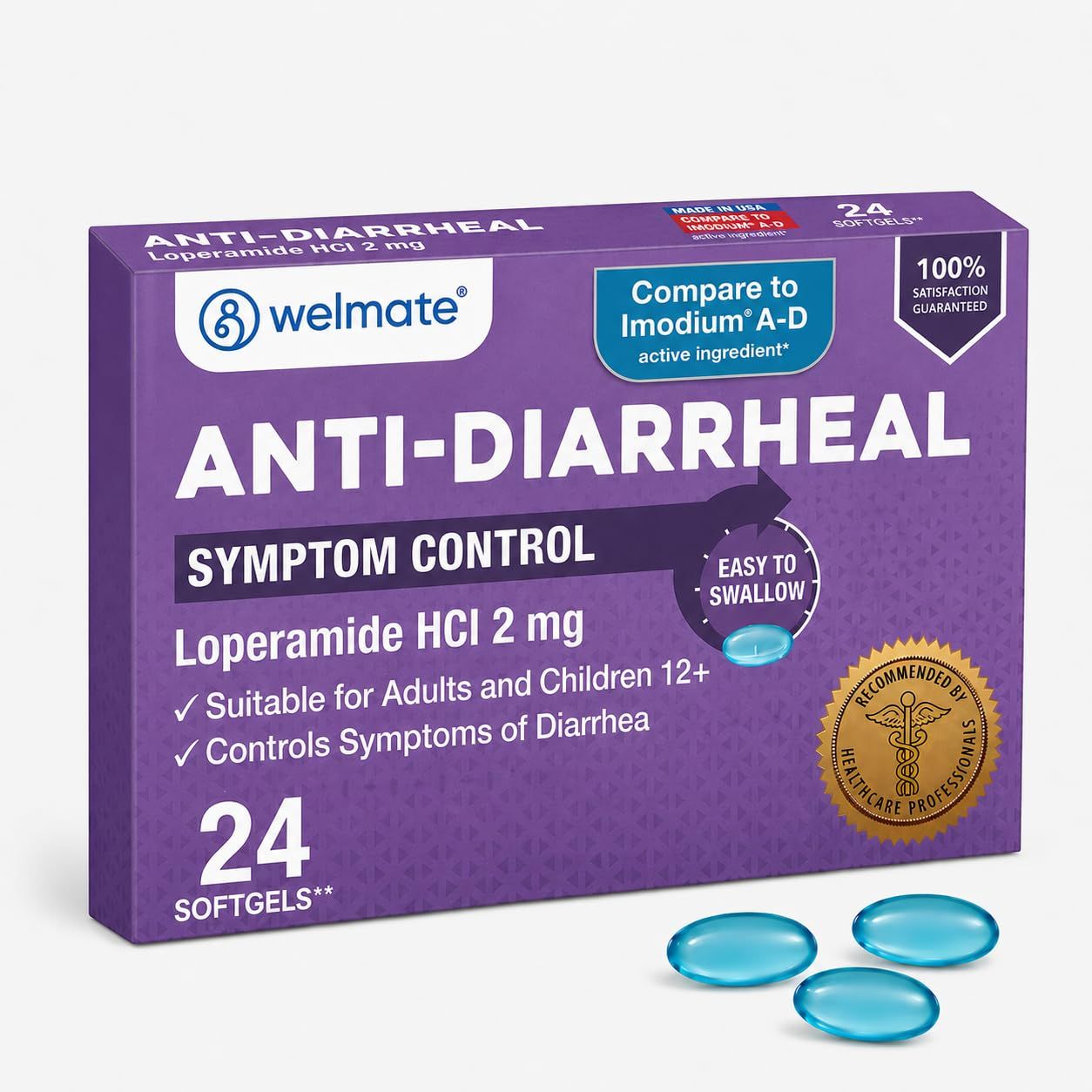 Loperamide Hydrochloride 24 tablets