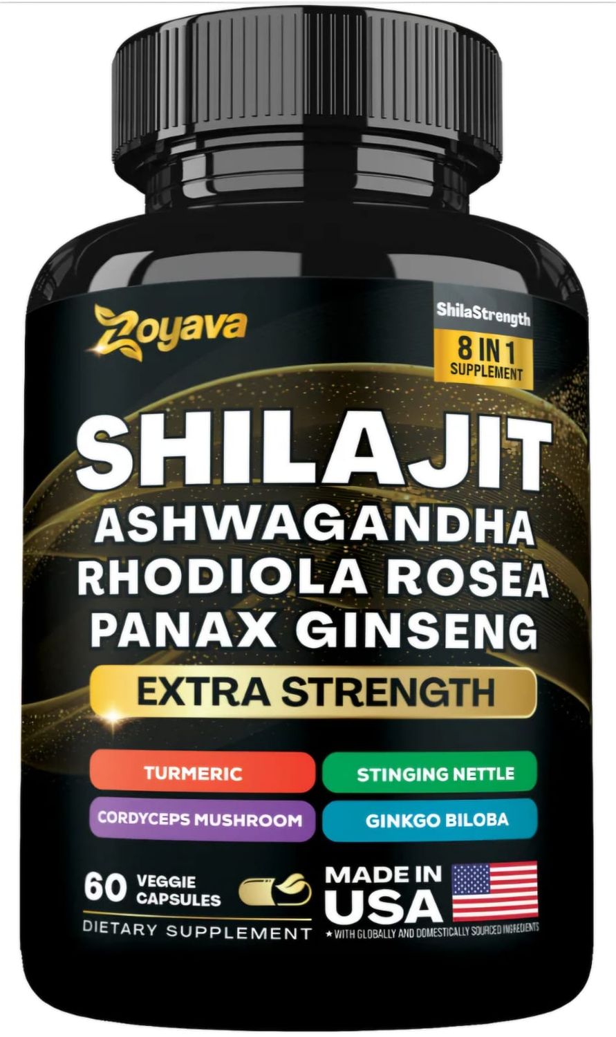 Zoyava Shilajit 8 in 1 60vcaps