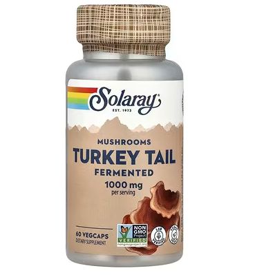 Solaray Turkey Tail 500mg 60vcap