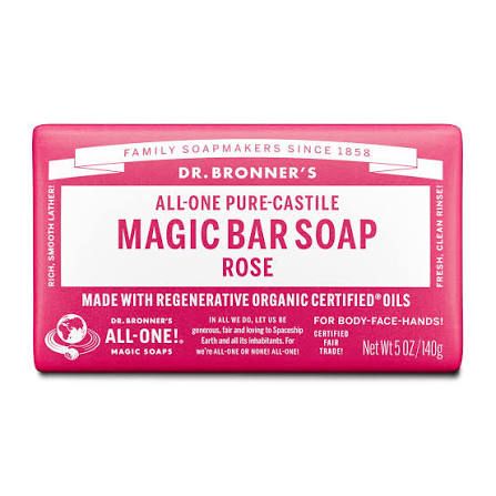 Dr. Bronner's Hemp Rose BarSoap