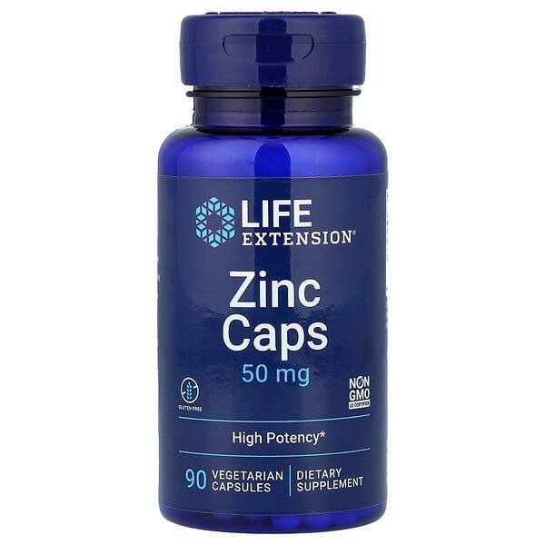 Life Extension Zinc Caps 90vcap
