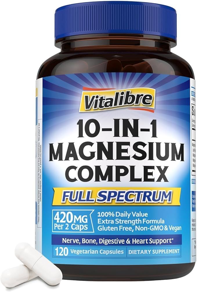 Vitalibre 10-in-1 Mag Complx 420mg 120vcaps