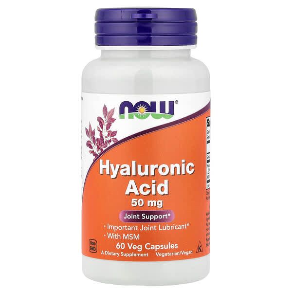Now Hyaluronic 50mg 60vcaps