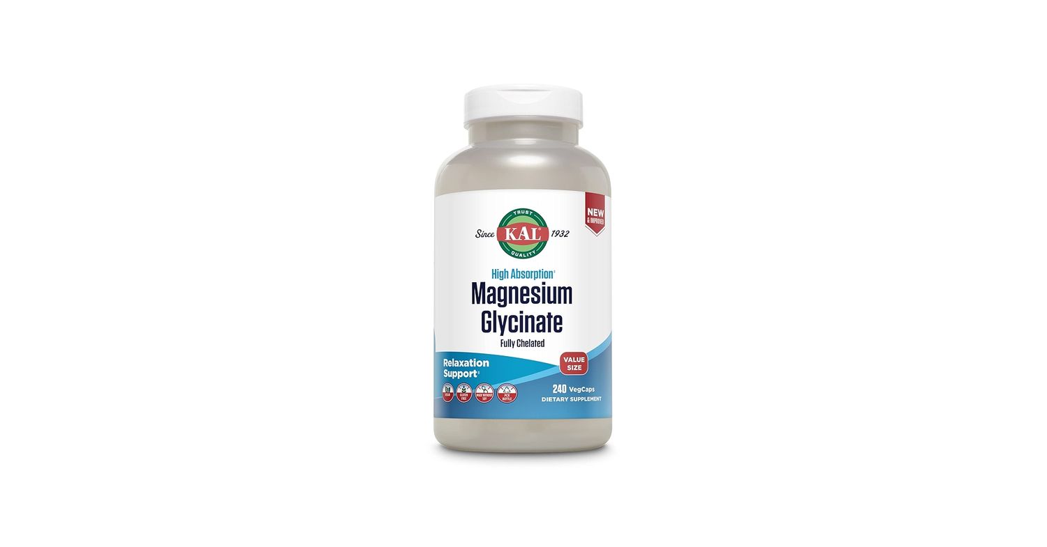 KAL Magnesium Glycinate 240vcap