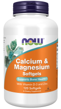 Now Calcium &amp; Magnesium 120sgel