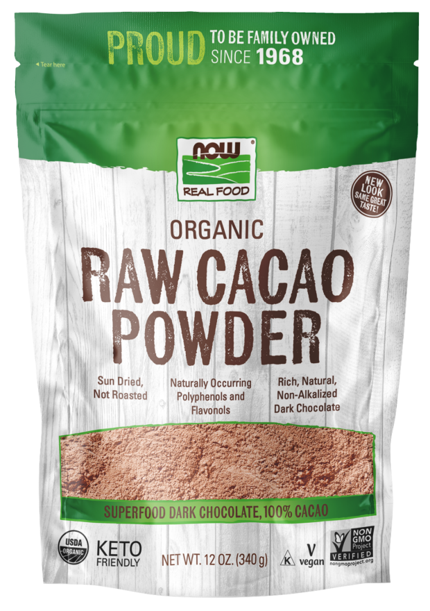 Now Cacao Powder 12oz