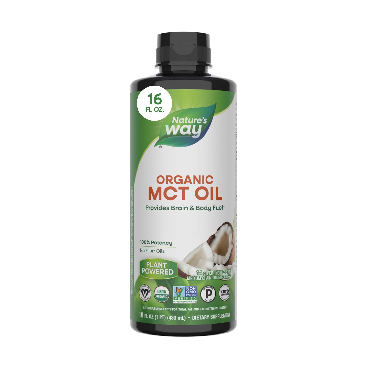 Nature's Way Org MCT Oil 16floz