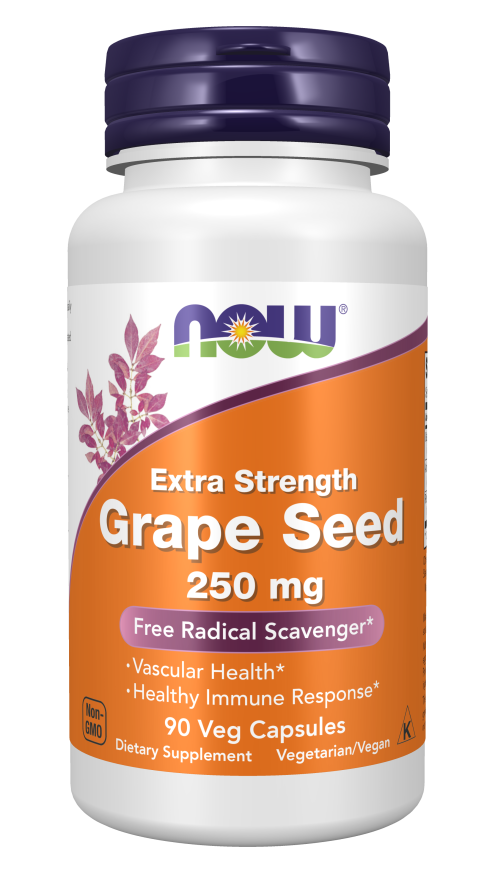 Now Grapeseed 90vcaps 250mg