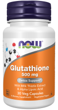 Now Glutathione 500mg