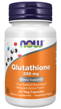Now Glutathione 250mg 60vcaps