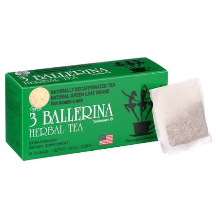 3 Ballerina Herbal tea 18teabgs