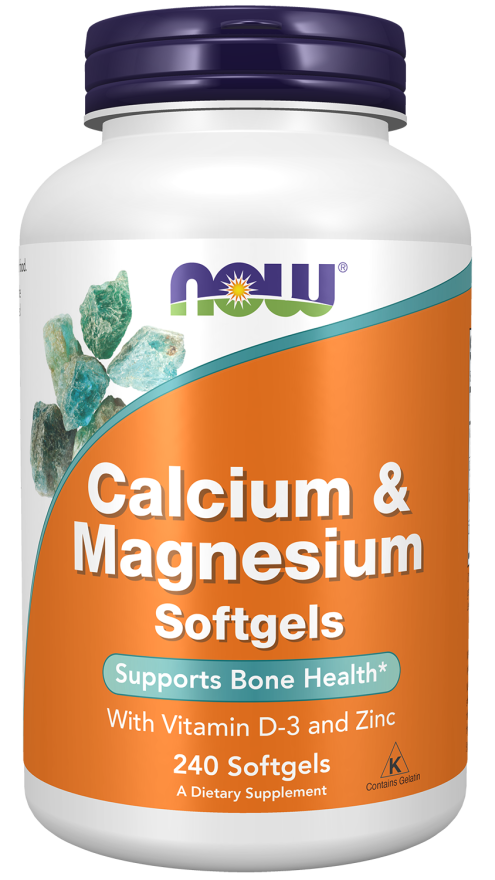 Now Calcium &amp; Magnes 240sgels
